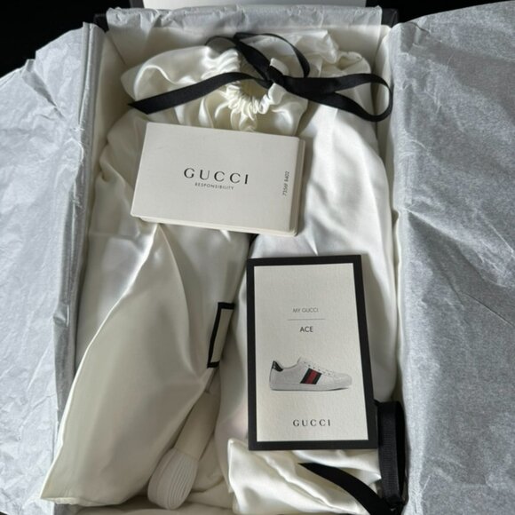 NWT Gucci Ace Sneaker with Bee-Authentic!!! - Picture 8 of 11
